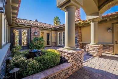 An elegant blend of luxury and design, this custom 1-story, 3 on South Shore At Lake Las Vegas in Nevada - for sale on GolfHomes.com, golf home, golf lot