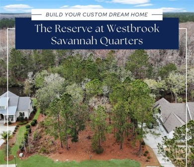 Located in the first phase of The Reserve in prestigious on Savannah Quarters Country Club in Georgia - for sale on GolfHomes.com, golf home, golf lot