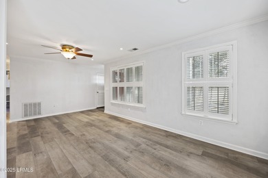 Enjoy serene panoramic marsh views from this beautifully updated on Old South Golf Links in South Carolina - for sale on GolfHomes.com, golf home, golf lot