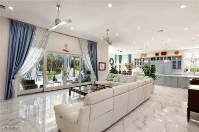 Welcome to this breathtaking semi-custom Christopher Home on Southern Highlands Golf Club in Nevada - for sale on GolfHomes.com, golf home, golf lot