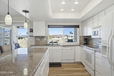Ground-floor, single-story condo with two patios and stunning on London Bridge Golf Course in Arizona - for sale on GolfHomes.com, golf home, golf lot