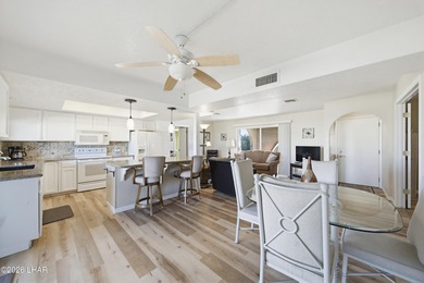 Ground-floor, single-story condo with two patios and stunning on London Bridge Golf Course in Arizona - for sale on GolfHomes.com, golf home, golf lot