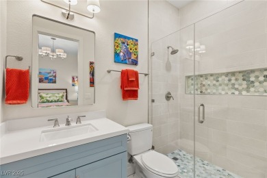 Welcome to this breathtaking semi-custom Christopher Home on Southern Highlands Golf Club in Nevada - for sale on GolfHomes.com, golf home, golf lot