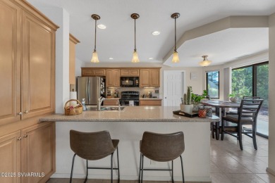 Welcome to this beautifully updated 3-bedroom, 2-bath home in on Oakcreek Country Club in Arizona - for sale on GolfHomes.com, golf home, golf lot
