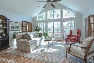 Beautiful, one level home situated on the 7th hole of Pinehurst on The National Golf Club in North Carolina - for sale on GolfHomes.com, golf home, golf lot