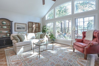 Beautiful, one level home situated on the 7th hole of Pinehurst on The National Golf Club in North Carolina - for sale on GolfHomes.com, golf home, golf lot