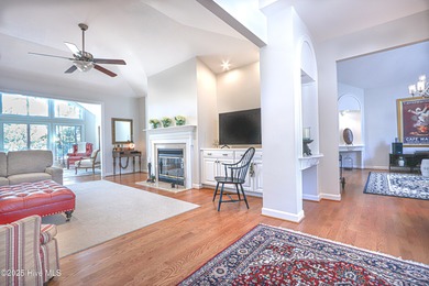 Beautiful, one level home situated on the 7th hole of Pinehurst on The National Golf Club in North Carolina - for sale on GolfHomes.com, golf home, golf lot