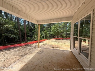 Now available and nearing completion, the 'Lindie' single level on Foxfire Golf and Country Club in North Carolina - for sale on GolfHomes.com, golf home, golf lot