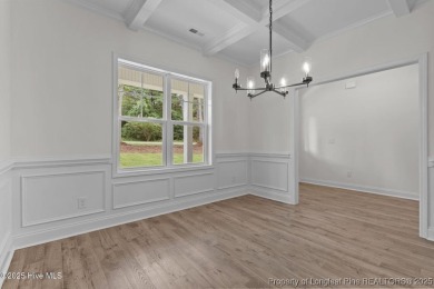 Now available and nearing completion, the 'Lindie' single level on Foxfire Golf and Country Club in North Carolina - for sale on GolfHomes.com, golf home, golf lot