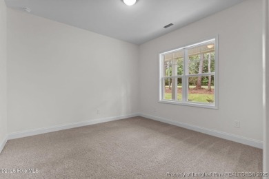 Now available and nearing completion, the 'Lindie' single level on Foxfire Golf and Country Club in North Carolina - for sale on GolfHomes.com, golf home, golf lot