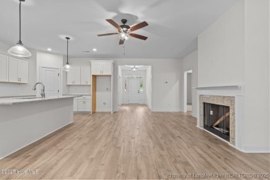 Now available and nearing completion, the 'Lindie' single level on Foxfire Golf and Country Club in North Carolina - for sale on GolfHomes.com, golf home, golf lot