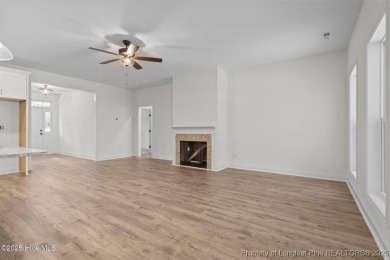 Now available and nearing completion, the 'Lindie' single level on Foxfire Golf and Country Club in North Carolina - for sale on GolfHomes.com, golf home, golf lot