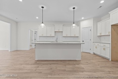 Now available and nearing completion, the 'Lindie' single level on Foxfire Golf and Country Club in North Carolina - for sale on GolfHomes.com, golf home, golf lot