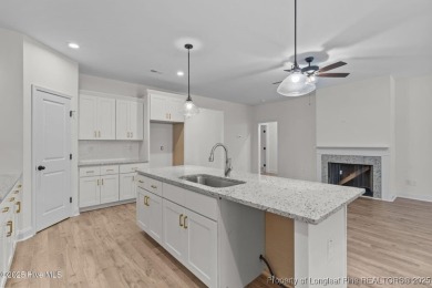 Now available and nearing completion, the 'Lindie' single level on Foxfire Golf and Country Club in North Carolina - for sale on GolfHomes.com, golf home, golf lot