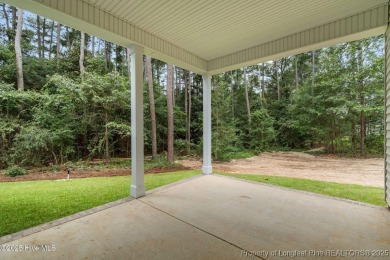 Now available and nearing completion, the 'Lindie' single level on Foxfire Golf and Country Club in North Carolina - for sale on GolfHomes.com, golf home, golf lot