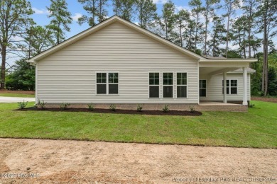 Now available and nearing completion, the 'Lindie' single level on Foxfire Golf and Country Club in North Carolina - for sale on GolfHomes.com, golf home, golf lot