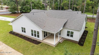 Now available and nearing completion, the 'Lindie' single level on Foxfire Golf and Country Club in North Carolina - for sale on GolfHomes.com, golf home, golf lot