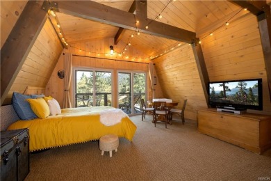 Nestled on a serene street in Moonridge, this charming Big Bear on Big Bear Mountain Ski and Golf Resort in California - for sale on GolfHomes.com, golf home, golf lot