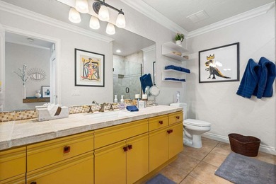 Walls of glass frame panoramic southern views of lake, fairway on PGA West Private Golf Courses in California - for sale on GolfHomes.com, golf home, golf lot