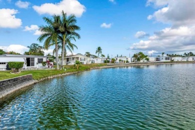 This 1200 square feet, 1.0 bed 1.5 bath Manufactured Home in the on Orangebrook Golf and Country Club in Florida - for sale on GolfHomes.com, golf home, golf lot