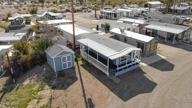 Located on Lease land. This desirable Park model unit offers on London Bridge Golf Course in Arizona - for sale on GolfHomes.com, golf home, golf lot