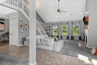 Striking curb appeal sets the scene for this meticulously on Piper Glen Golf Club in Illinois - for sale on GolfHomes.com, golf home, golf lot