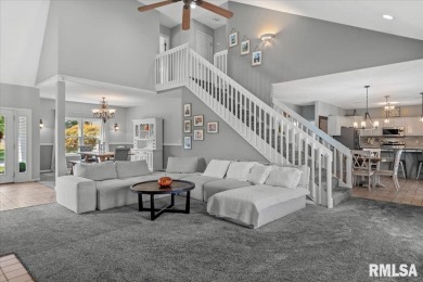Striking curb appeal sets the scene for this meticulously on Piper Glen Golf Club in Illinois - for sale on GolfHomes.com, golf home, golf lot
