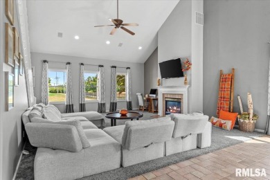 Striking curb appeal sets the scene for this meticulously on Piper Glen Golf Club in Illinois - for sale on GolfHomes.com, golf home, golf lot