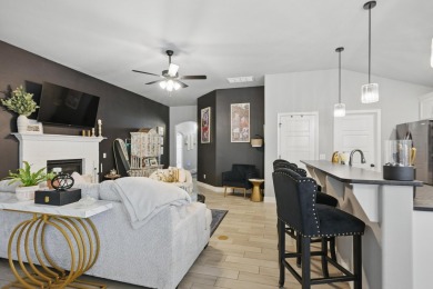 Step into this 3-year-old, 1,840 sq ft home featuring 3 spacious on Neosho Municipal Golf Course in Missouri - for sale on GolfHomes.com, golf home, golf lot