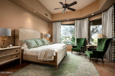 Nestled in Sunrise Village, this beautiful home sits at the end on Desert Mountain Golf Club - Renegade Course in Arizona - for sale on GolfHomes.com, golf home, golf lot