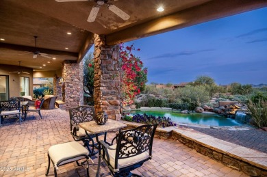 Nestled in Sunrise Village, this beautiful home sits at the end on Desert Mountain Golf Club - Renegade Course in Arizona - for sale on GolfHomes.com, golf home, golf lot