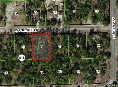 Half-acre lot in Citrus Springs offering a picturesque homesite on Pine Ridge Community Golf and Country Club in Florida - for sale on GolfHomes.com, golf home, golf lot