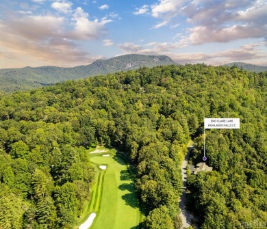 Situated on a cul-de-sac in Highlands Falls Country Club against on Highlands Falls Country Club in North Carolina - for sale on GolfHomes.com, golf home, golf lot