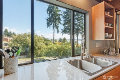 Frank Lloyd Wright-inspired Northwest contemporary with 4 on  in Washington - for sale on GolfHomes.com, golf home, golf lot