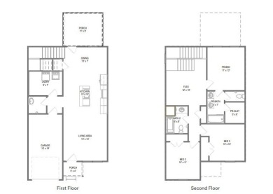 Walk in to the Willow and be in awe of the open floorplan on Cookeville Golf  Club in Tennessee - for sale on GolfHomes.com, golf home, golf lot