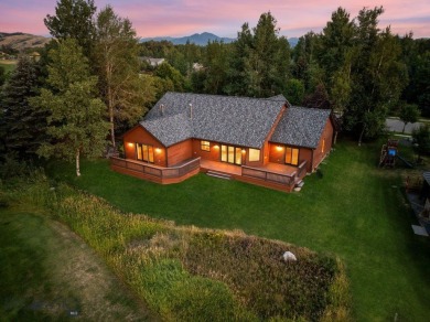 Situated along a quiet drive amongst quaking aspen groves and on Bridger Creek Golf Course in Montana - for sale on GolfHomes.com, golf home, golf lot