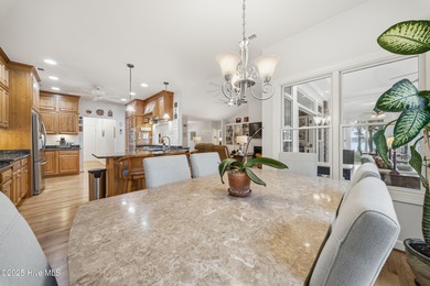 Coastal magnificence! This gorgeous brick home on nearly one on Sound Golf Links at Albemarle Plantation in North Carolina - for sale on GolfHomes.com, golf home, golf lot