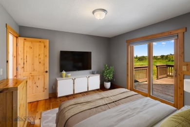 Situated along a quiet drive amongst quaking aspen groves and on Bridger Creek Golf Course in Montana - for sale on GolfHomes.com, golf home, golf lot
