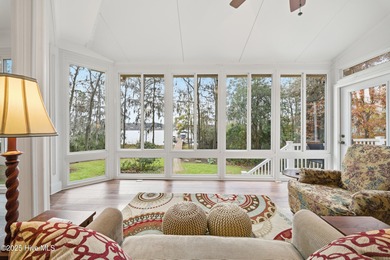 Coastal magnificence! This gorgeous brick home on nearly one on Sound Golf Links at Albemarle Plantation in North Carolina - for sale on GolfHomes.com, golf home, golf lot