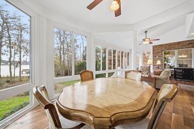 Coastal magnificence! This gorgeous brick home on nearly one on Sound Golf Links at Albemarle Plantation in North Carolina - for sale on GolfHomes.com, golf home, golf lot