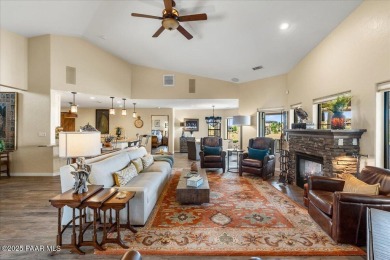 Custom home in The Estates at Prescott Lakes offering panoramic on Prescott Lakes Golf and Country Club in Arizona - for sale on GolfHomes.com, golf home, golf lot