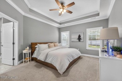 SINGLE LEVEL & MOVE-IN READY! This 3 Bedroom, 2 Bath, Double car on Oyster Bay Golf Links in North Carolina - for sale on GolfHomes.com, golf home, golf lot