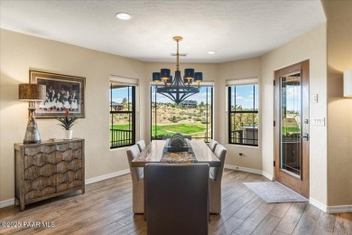 Custom home in The Estates at Prescott Lakes offering panoramic on Prescott Lakes Golf and Country Club in Arizona - for sale on GolfHomes.com, golf home, golf lot