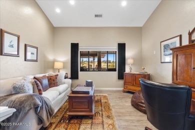 Custom home in The Estates at Prescott Lakes offering panoramic on Prescott Lakes Golf and Country Club in Arizona - for sale on GolfHomes.com, golf home, golf lot