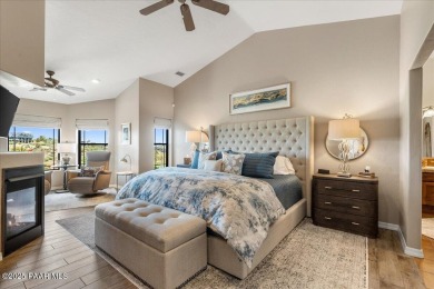Custom home in The Estates at Prescott Lakes offering panoramic on Prescott Lakes Golf and Country Club in Arizona - for sale on GolfHomes.com, golf home, golf lot