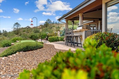 Custom home in The Estates at Prescott Lakes offering panoramic on Prescott Lakes Golf and Country Club in Arizona - for sale on GolfHomes.com, golf home, golf lot
