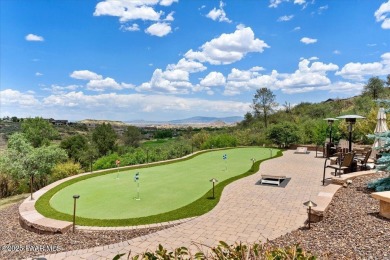 Custom home in The Estates at Prescott Lakes offering panoramic on Prescott Lakes Golf and Country Club in Arizona - for sale on GolfHomes.com, golf home, golf lot