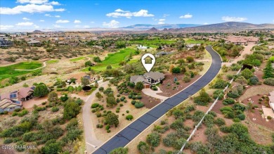 Custom home in The Estates at Prescott Lakes offering panoramic on Prescott Lakes Golf and Country Club in Arizona - for sale on GolfHomes.com, golf home, golf lot