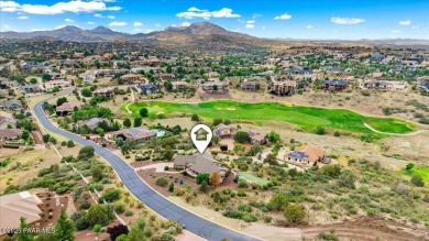 Custom home in The Estates at Prescott Lakes offering panoramic on Prescott Lakes Golf and Country Club in Arizona - for sale on GolfHomes.com, golf home, golf lot
