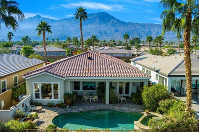Perched on an elevated lot overlooking the iconic #3 hole at the on Golf Club At La Quinta in California - for sale on GolfHomes.com, golf home, golf lot